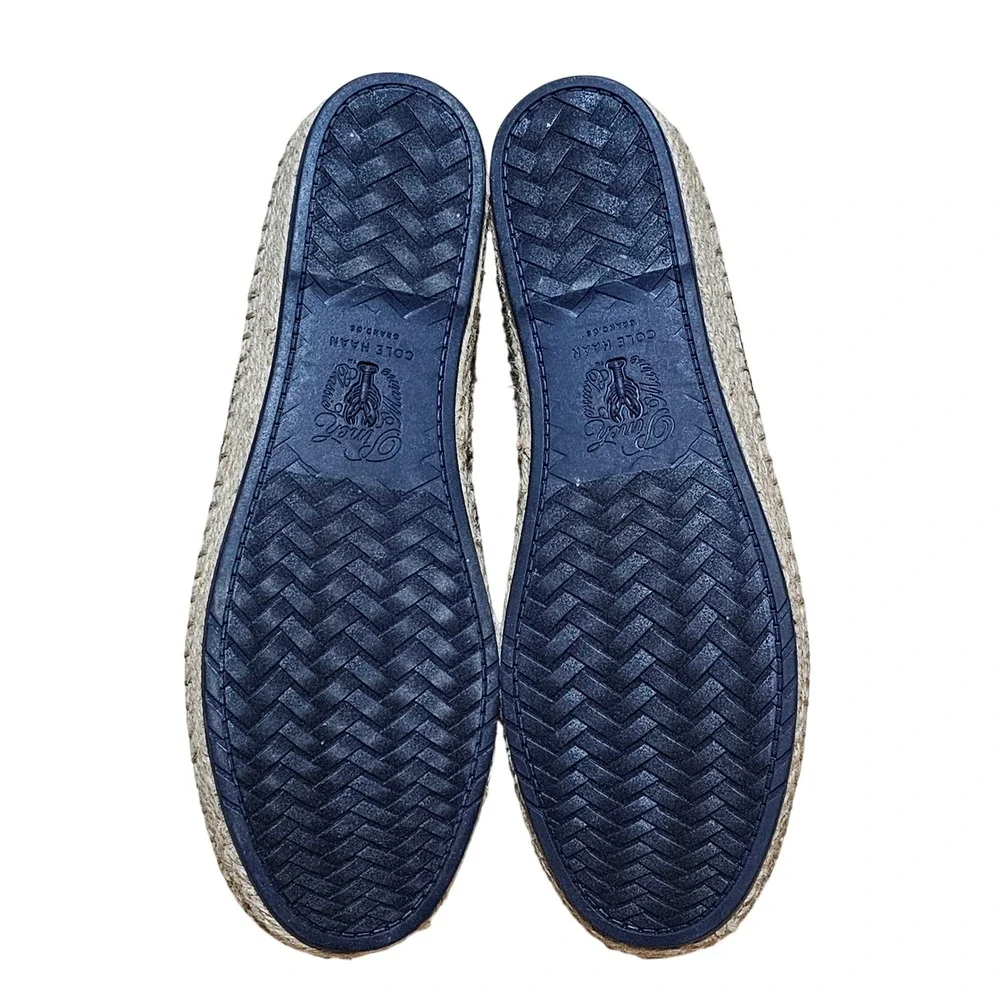 Cole Haan - Cloudfeel Stitchlite - Espadrille Knit Loafer shoe Navy Blue Size 8B
